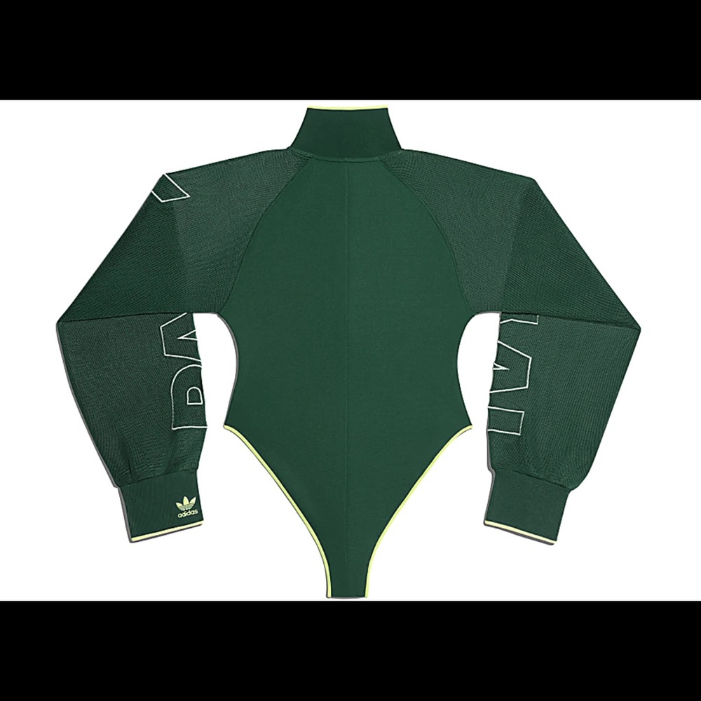 Ivy Park x Adidas Mesh Sleeve BodySuit (Plus Size)